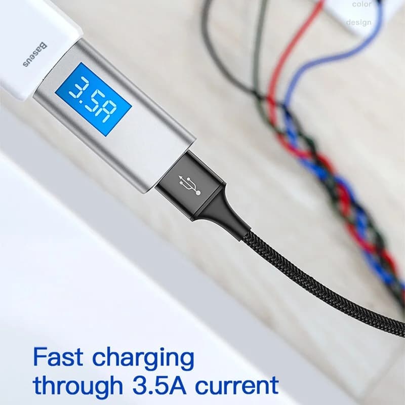 Type-C・Micro・Lightning対応 3-in-1 USB充電ケーブル